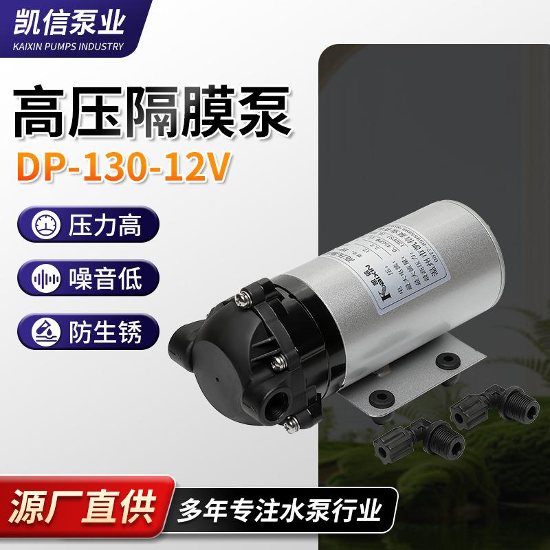 隔膜泵高压抽水泵自吸DP-130微型隔膜泵高压自吸压力高噪音低防锈