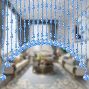 特玄关珠帘门帘客厅隔断过道厕所水晶成品珠子葫芦帘卖风水免打孔