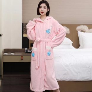 非裹可巾大人情侣男女浴裙 纯棉浴袍斗篷带帽水浴巾可穿家用吸女式