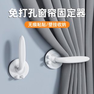 带收扣窗帘扣夹挂钩固定器绳卡通拢束儿童房绑带绑带纱帘环免打孔