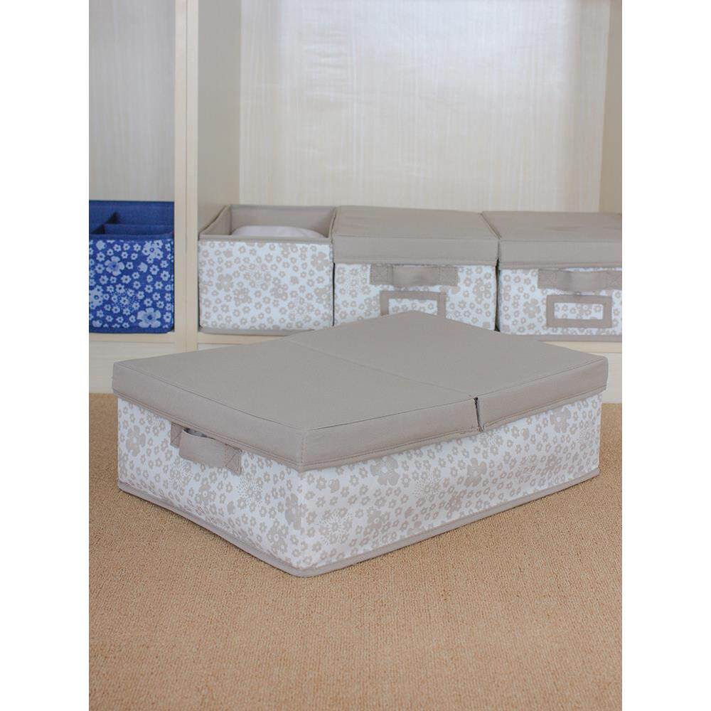 收纳箱整理箱衣服布艺储物箱储物盒收纳盒子收纳盒家用有盖可折叠