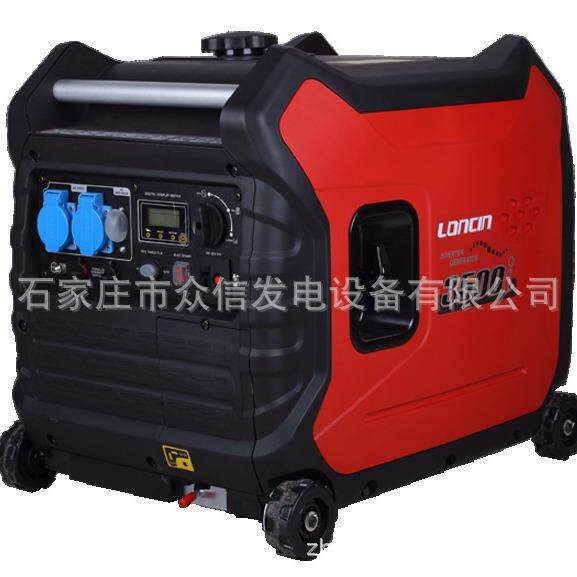 数码变频静音汽油发电机3千瓦220V单相隆鑫LC3500i手启动房车家用