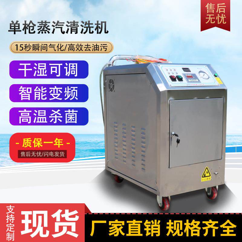 单枪燃气式蒸汽洗车机可移动高温高压清洗机便携车载多功能洗车机