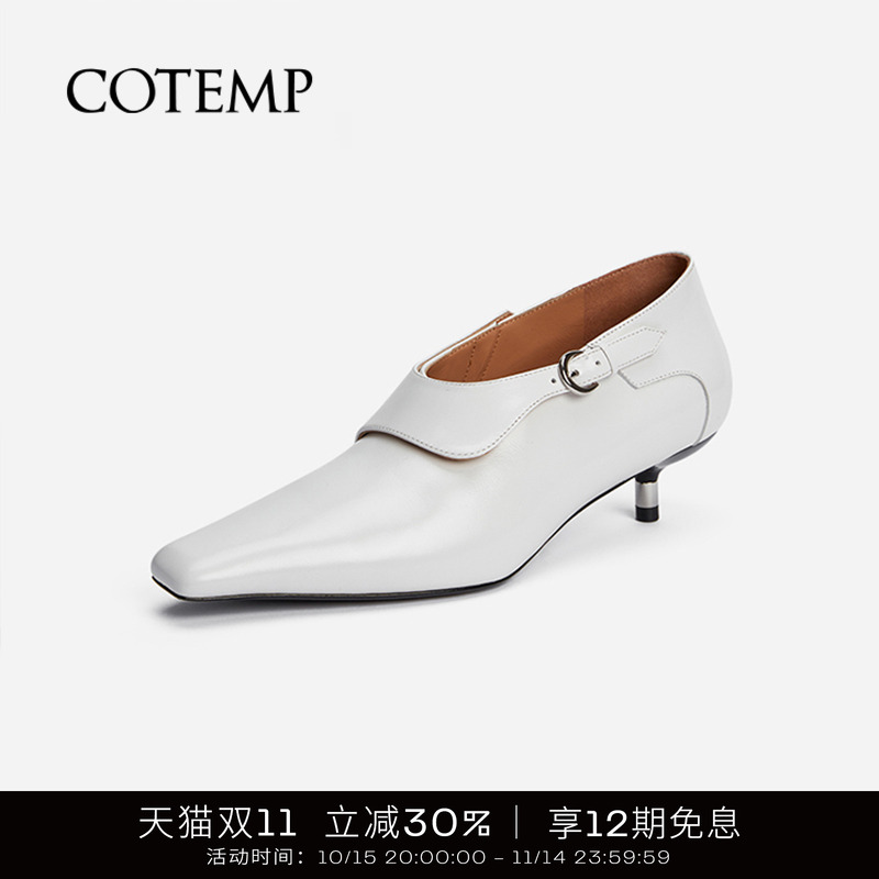 cotemp经典脚裸靴小猫跟乐福鞋