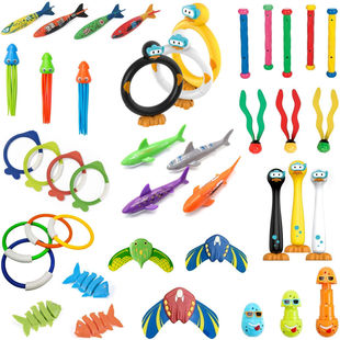 游泳馆潜水棒闭气教具水池戏水玩具儿童沉底水下取物憋气训练装备