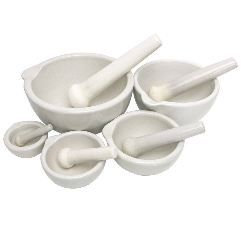 陶瓷研钵 研磨器手动研磨辅食倒碗杵乳钵 磨粉器家用大号捣碎器