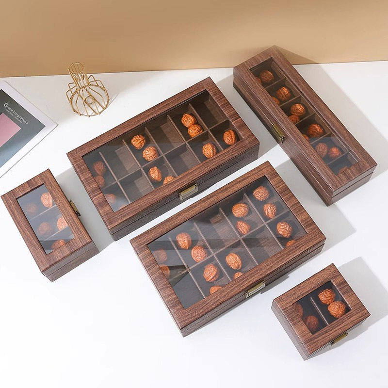 防尘档文玩核桃收纳盒复古皮革储物盒狮子头手串盒佛珠展示盒子,收纳整理,首饰盒,淘宝优惠券,粉丝福利购,淘宝优惠卷