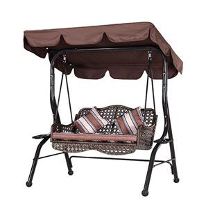 户外秋千顶棚罩套顶部遮雨罩防雨庭院沙发摇椅双人三人防雨棚罩