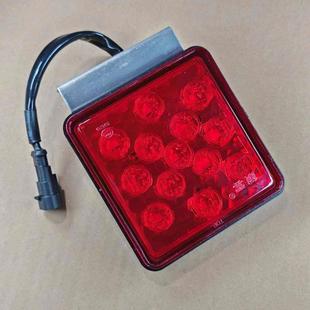 锁雲led防水电子方型后防雾灯防追尾灯警示灯挂车大货车高亮24v