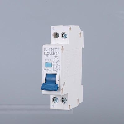 单片漏电保护器 1P双进双出6A10A25A32A 单极220V家用漏保 断路器