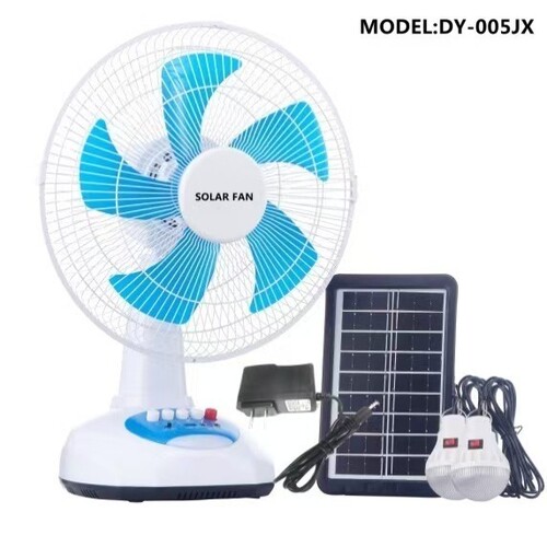 solar fan热销外贸18寸16寸太阳能风扇遥控充电落地扇大容量