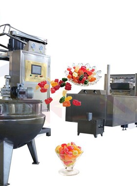 SE-774E-450法式水果橡皮糖自动浇注生产线 糖果机浇注成型设备