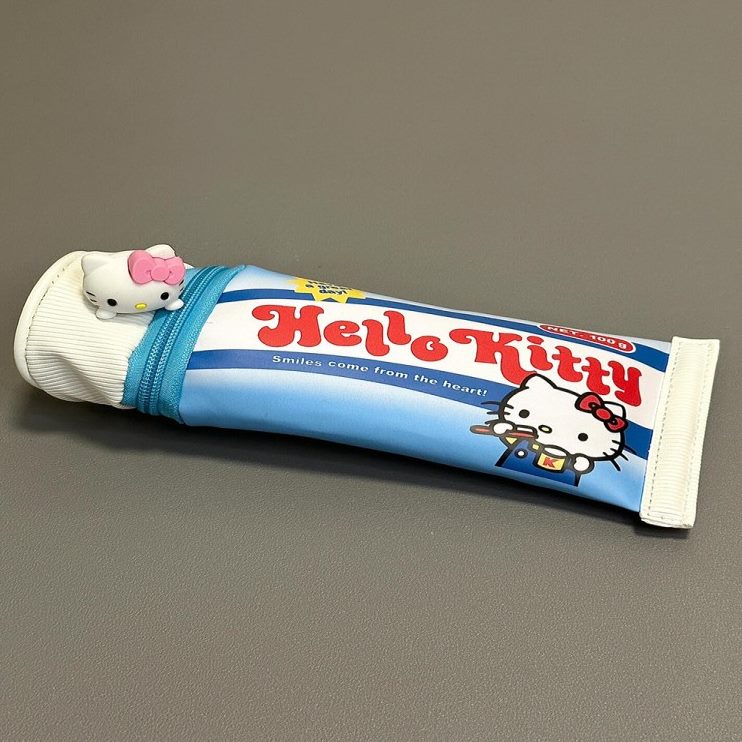 生创意可爱高ins风新文具盒笔袋女2024kitty大容量hello收纳颜值