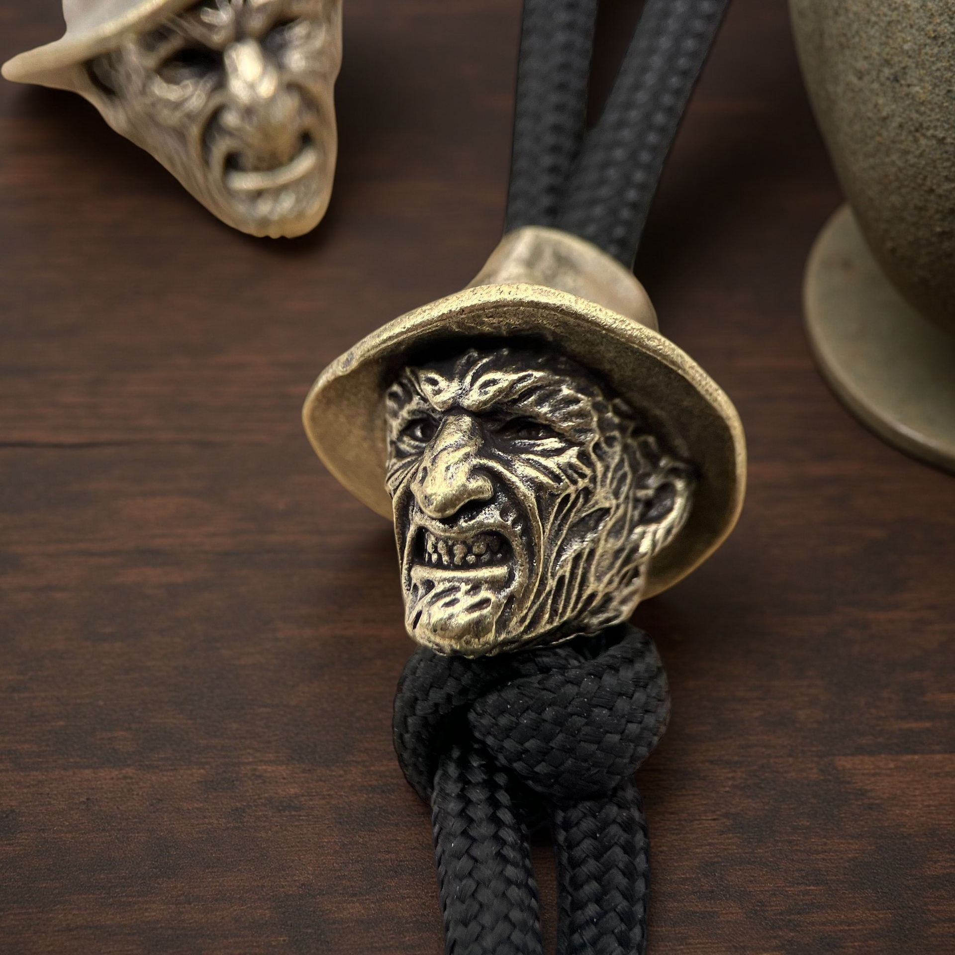 复古做旧EDC黄铜刀坠挂件