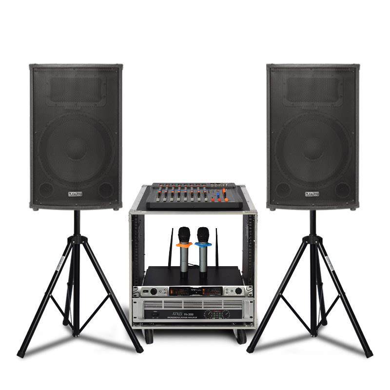 演出音响套装单15寸大功率家用K歌户外广场舞台婚庆主持HiFi音
