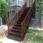 防腐木板材户外实木板地板吧台台面板火烧碳化木桌面宽板柱子方料