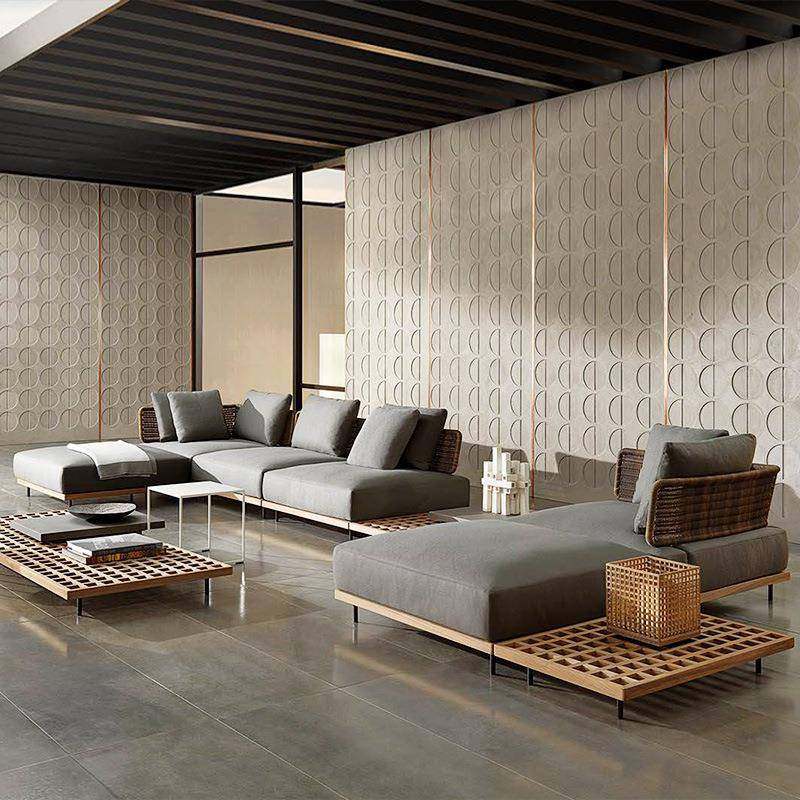 北欧户外柚木沙发茶几三件套组合庭院休闲别墅阳台露台单人藤编椅,商业/办公家具,商用藤编家具,淘宝优惠券,粉丝福利购,淘宝优惠卷