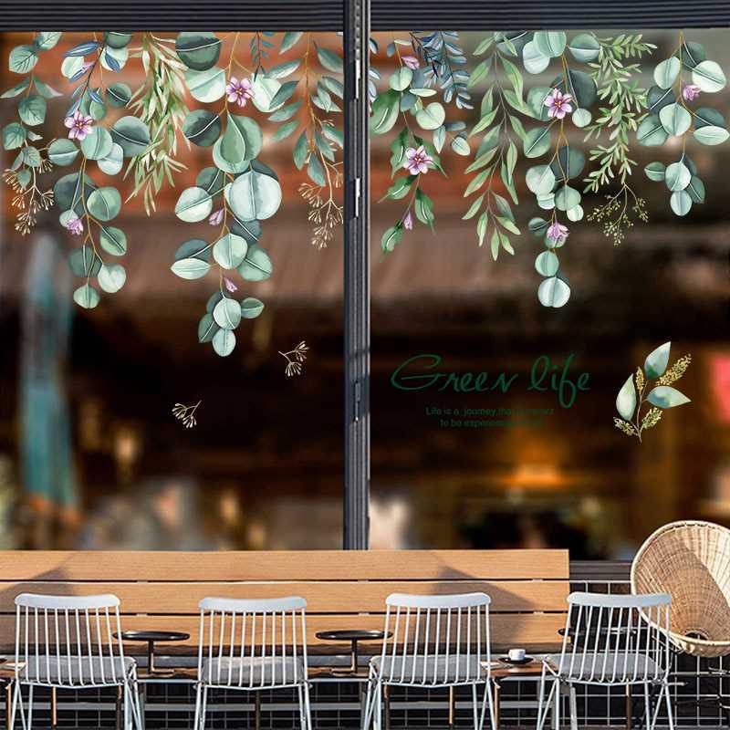 3d立体玻璃门贴纸防撞墙贴画客厅阳台窗户厨房装饰卫生间窗花窗贴图片