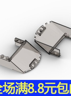 国产积木MOC零配件  兼容国产65632  6×6汽车挡风玻璃 散件 定制