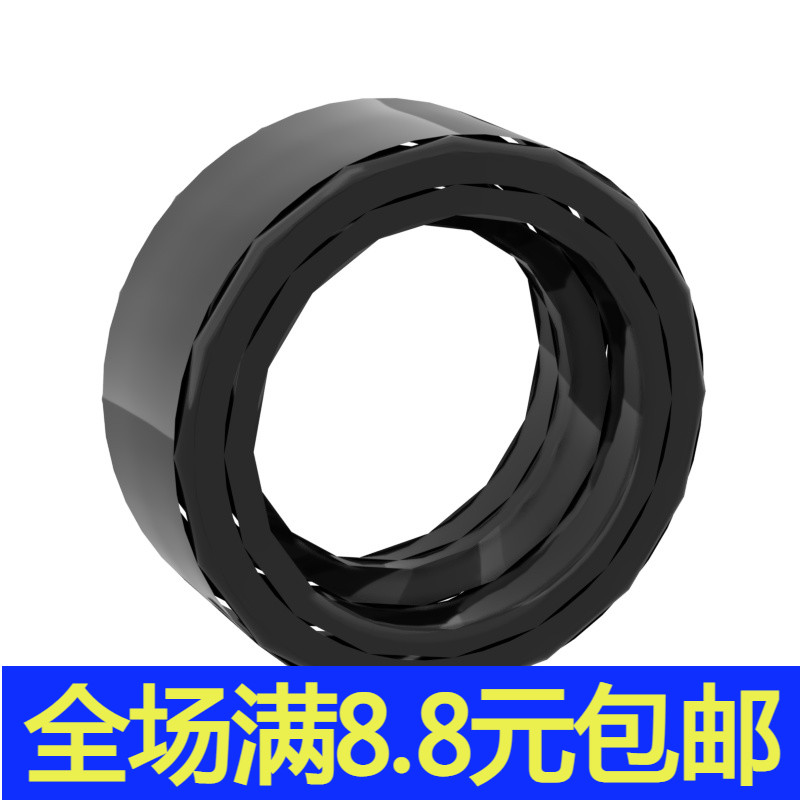 兼容国产 50951 小颗粒积木散件中国国产零配件 小轮胎皮15x6.2mm