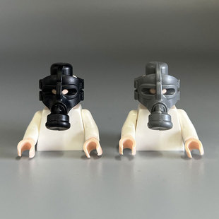 国产开发兼容某高人仔头饰佩戴零件 防火 防毒面罩零件 配件补件