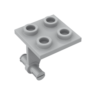 兼容积木4870 国产科技积木散件零配件 2x2带双侧轮栓 飞机着陆架