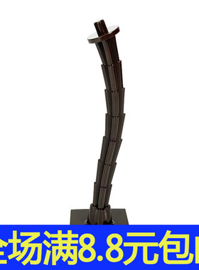 兼容国产小颗粒积木30338+30339椰子树叶 树干 场景花草搭配零件