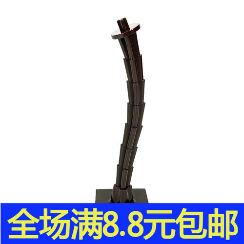 兼容国产小颗粒积木30338+30339椰子树叶 树干 场景花草搭配零件