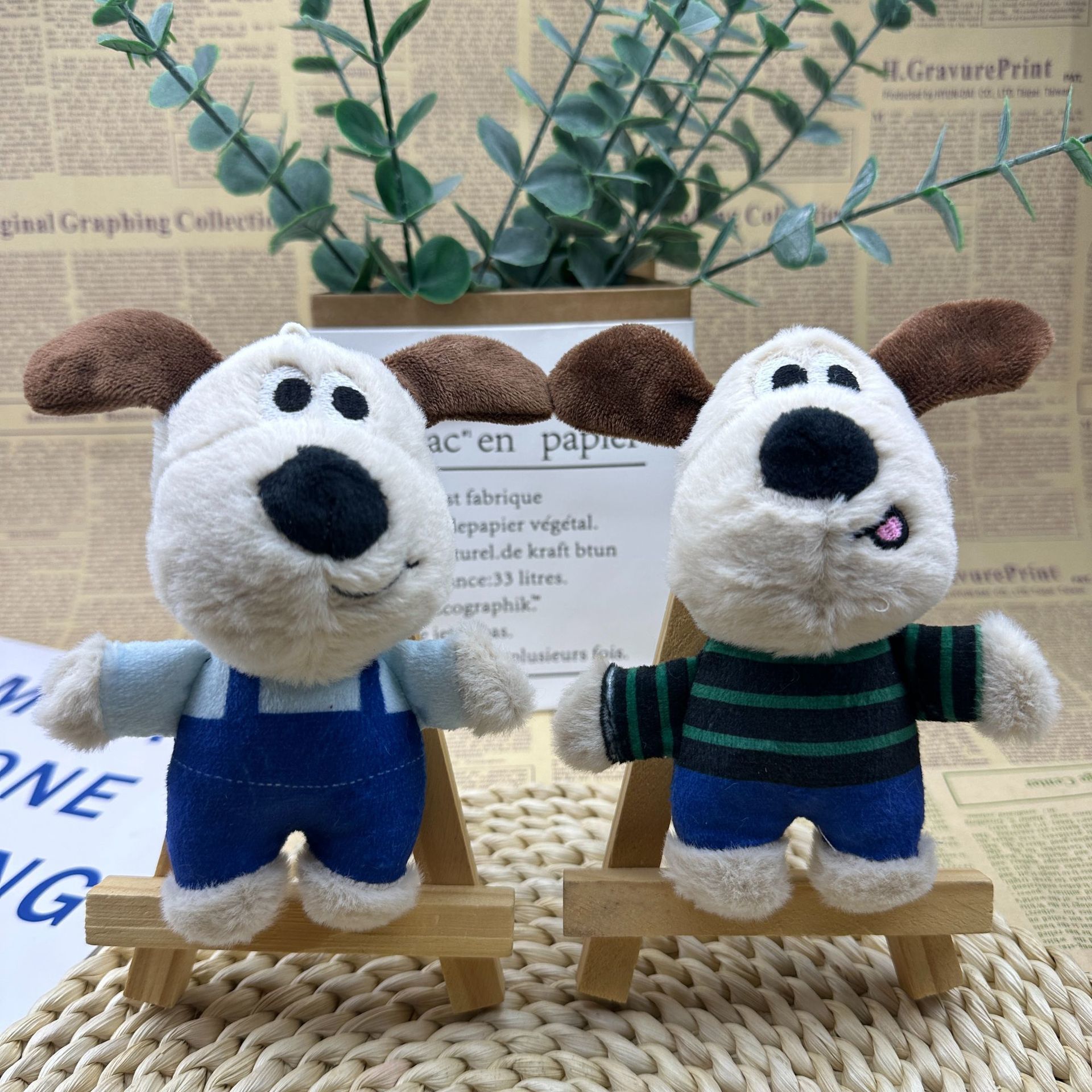 可爱萌宠掌门狗毛绒玩具书包挂件小玩偶创意公仔娃娃挂饰卡通礼物