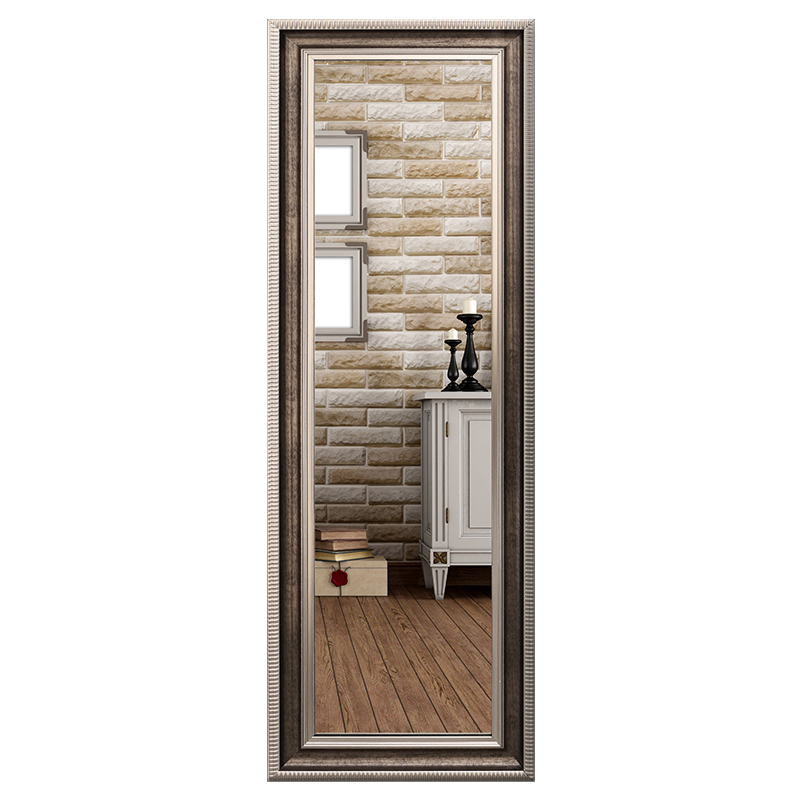 欧式穿衣镜壁挂镜子贴墙家用美式全身镜客厅挂墙玄关试衣镜落地镜