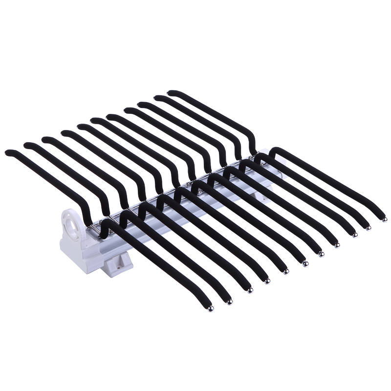 裤架伸缩衣柜家用伸缩裤架抽拉内置抽屉式顶装裤抽架滑轨五金配件