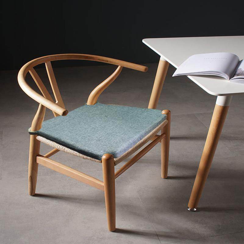 现代简约Y形靠背椅坐垫彷棉麻可拆洗中式y椅子高密度海绵挖角座垫,居家布艺,椅垫,淘宝优惠券,粉丝福利购,淘宝优惠卷