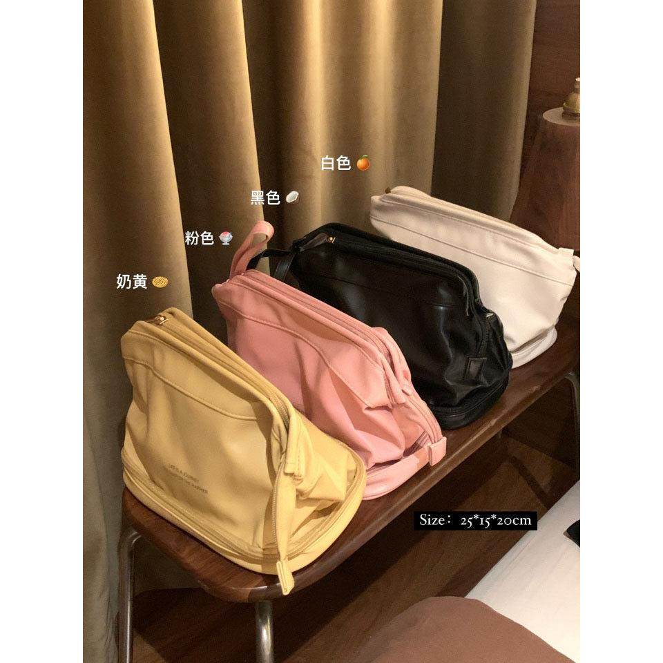 云朵双层女式2024新款便携式大容量旅行洗漱袋收纳袋,收纳整理,化妆包,淘宝优惠券,粉丝福利购,淘宝优惠卷