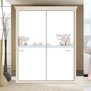 衣柜门定制推拉门移门衣橱移动门定做实木现代简约中式推拉门定制