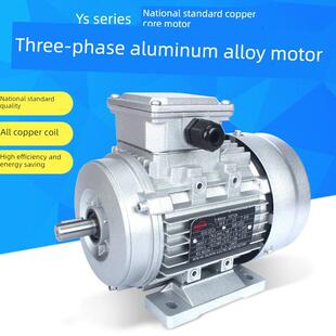 厂家直销Ys6312 6322 6314 6324铝壳微型三相电机国标纯铜电机