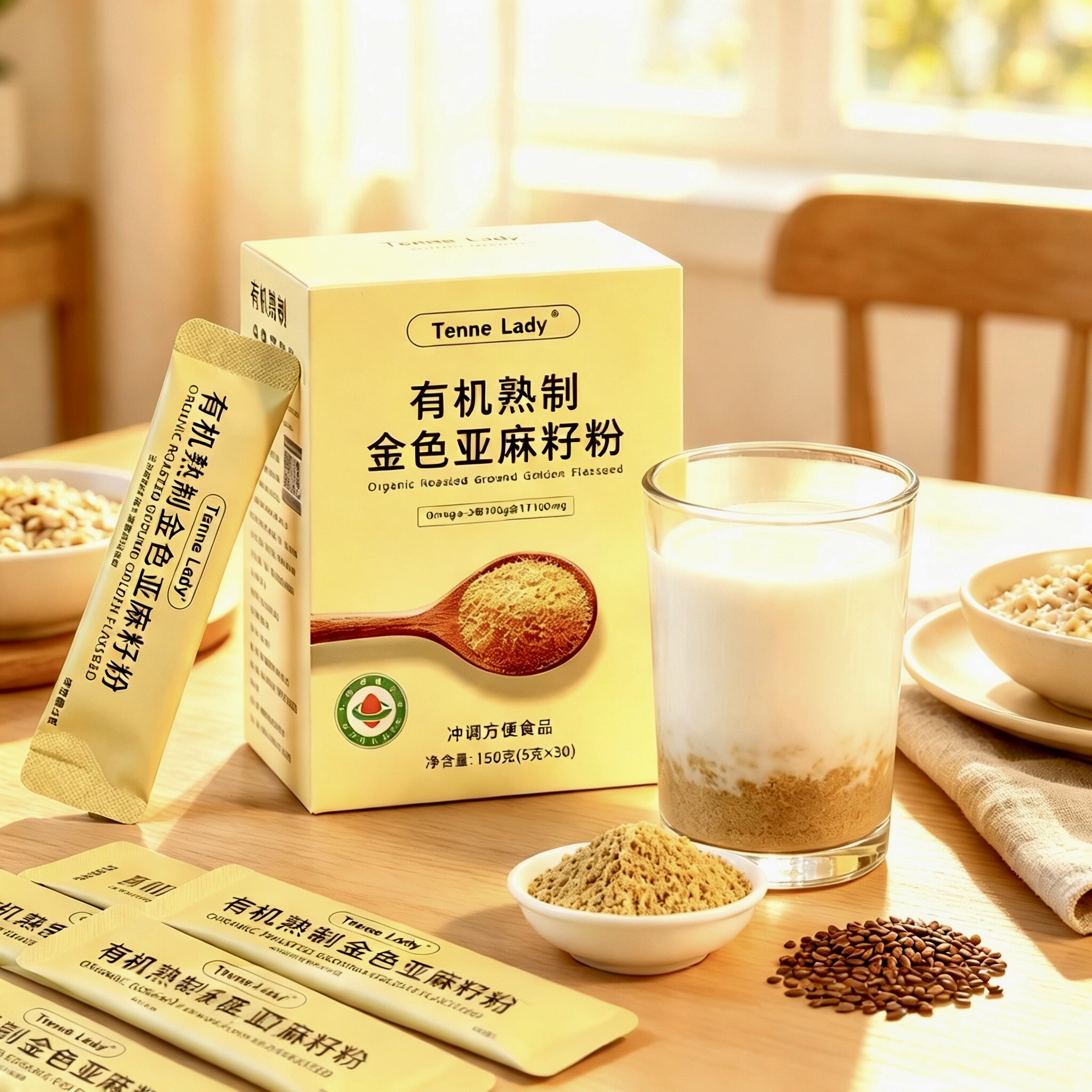 TenneLady黄金亚麻籽粉Omega-3图片
