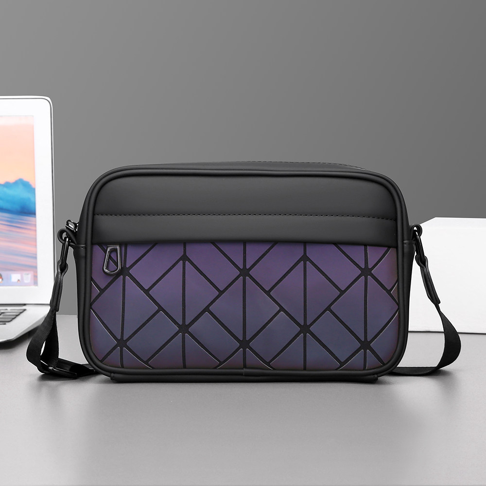 潮牌男士包包高级感斜挎男包菱格皮质背包休闲单肩包小方包相机包,箱包皮具/热销女包/男包,男士包袋,淘宝优惠券,粉丝福利购,淘宝优惠卷