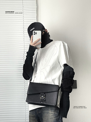 蛇纹邮差包轻奢女斜挎包