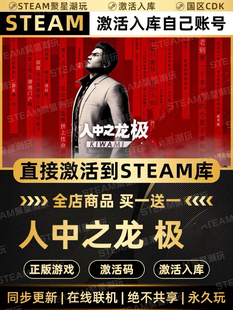 人中之龙 外传 Dark Ties steam游戏全球国区激活码CDK入库 全DLC
