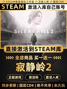 Steam正版【Slilent Hill寂静岭2】国区CDKEY激活CDK码重制版入库