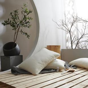 60支天丝提花大豆纤维立体枕芯单人48x74cm护颈枕头芯软枕