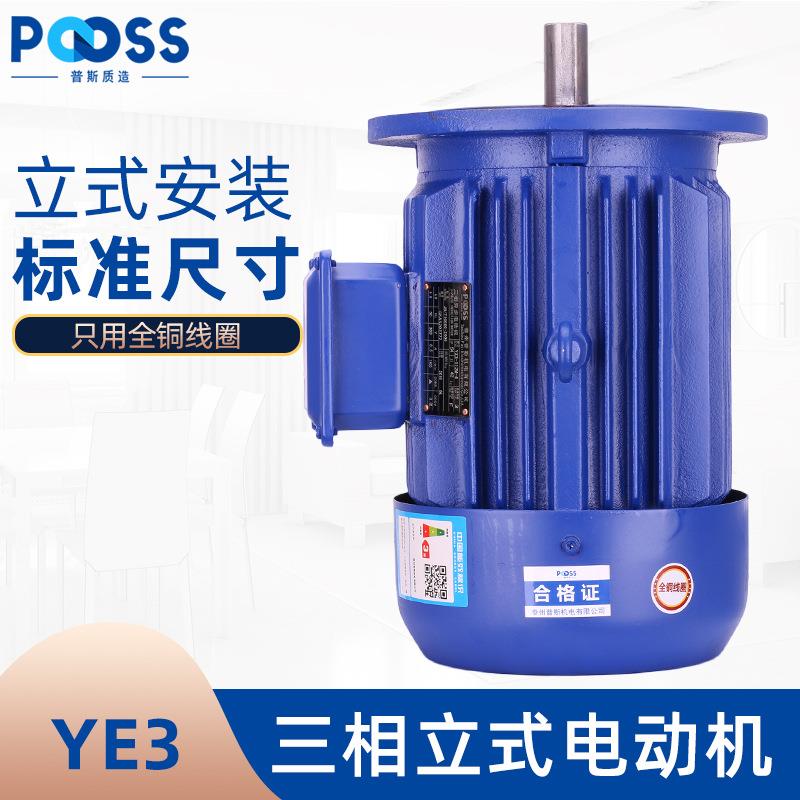 普斯立式三相异步电机铜芯电动机380vB5搅拌减速机泥浆泵马达