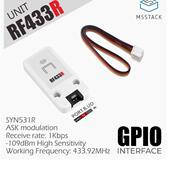 M5StackRF433R T无线射频接收器SYN531R射频遥控自动化应用
