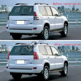 汽车LED尾灯 普拉多F120升级尾灯霸道原车改装 适用于2003 2009年款