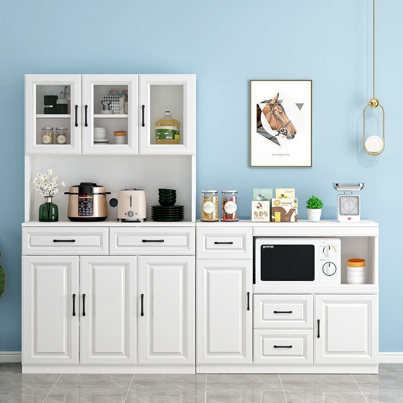 餐边柜现代简约一体靠墙高低柜子简易茶水柜客厅置物柜厨房储物柜