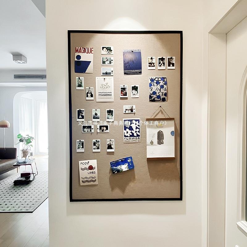 毛毡墙贴毛毡板照片墙背景板拍立得墙上相册墙创意装饰相框相片展
