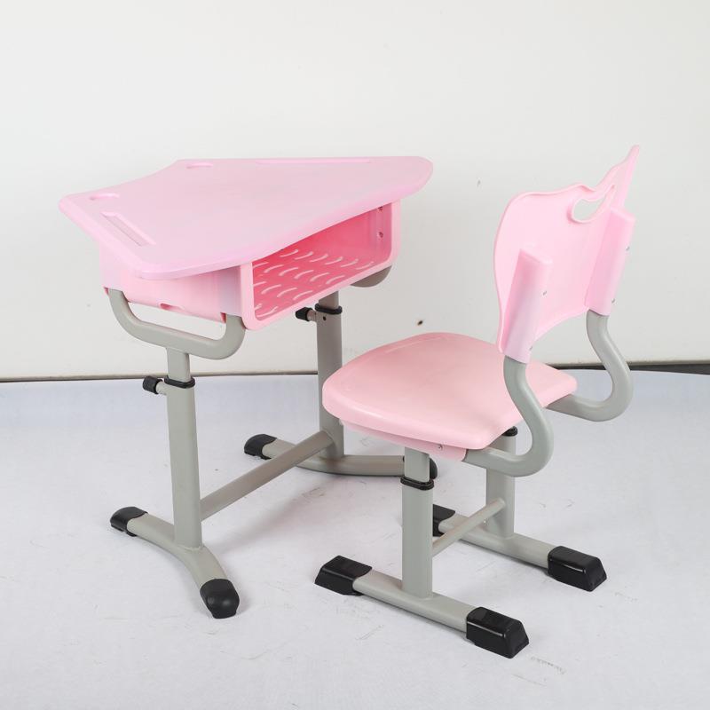 学校课桌椅中小学生课桌凳创客教室可拼凑升降课桌塑钢梯形桌