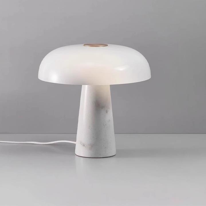 意式极简大理石台灯装饰氛围设计师款样板间轻奢个性书桌床头灯具