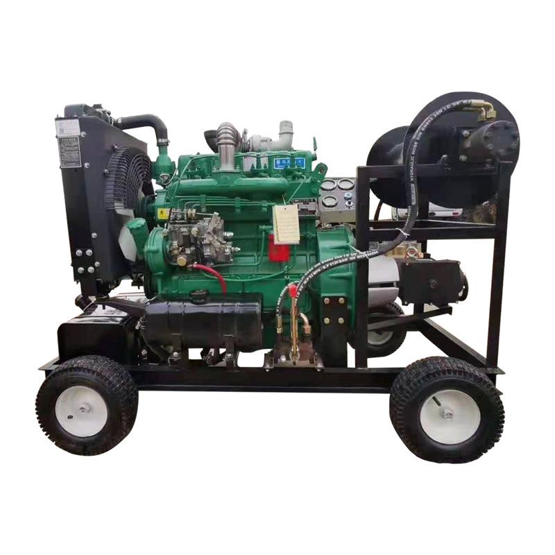高压清洗机商用移动式冲洗物业翻新管道污垢清洁工业车间保洁设备