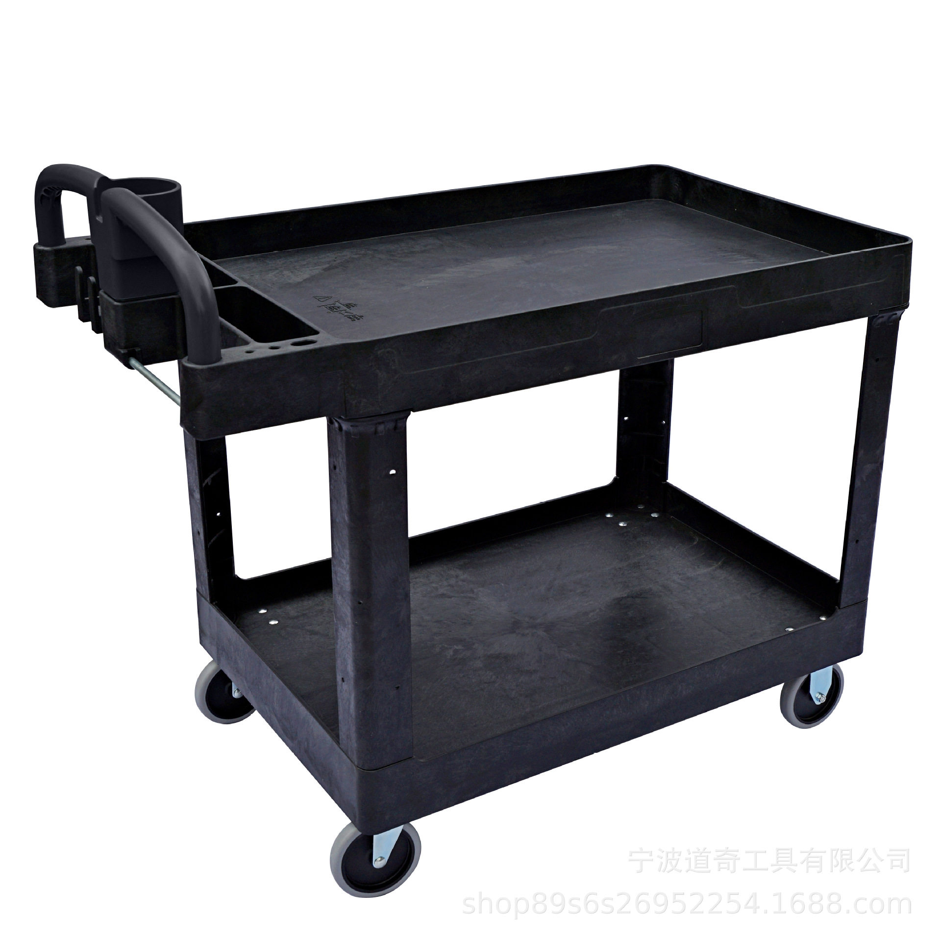 重型工具车大载重多功能手推车仓库配货服务餐厅万向轮搬运超市移
